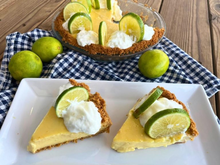 High Altitude Key Lime Pie with Graham Cracker Crust