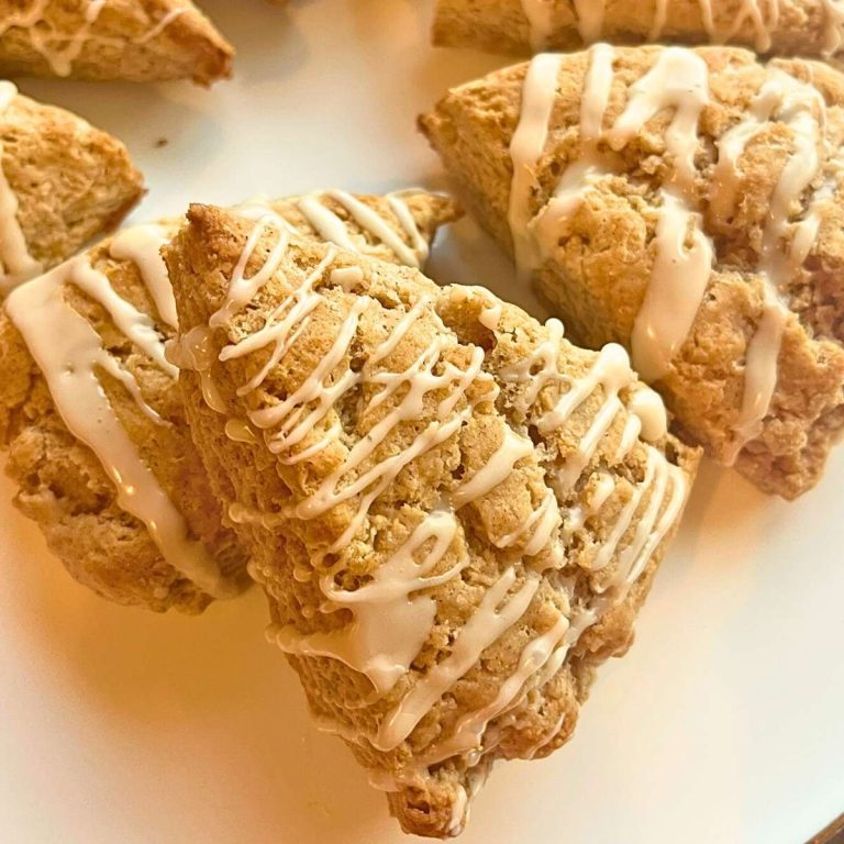 High Altitude Cinnamon Roll Scones